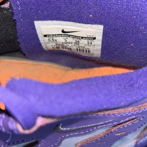 Nike Air Dt Max 96/Air Max/Purple/316408-500/Pup 5.5y - Picture 6 of 6